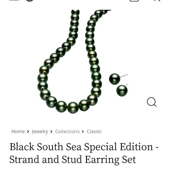 MIKIMOTO Ginza SpecialEdition MultiBlack Sea Cultured Pearl Set Retail US$19.500 - Picture 3 of 15